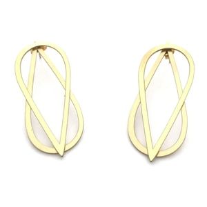 NWT Infinity Jacket Earrings